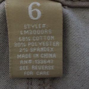 Liverpool khaki, saddle straight